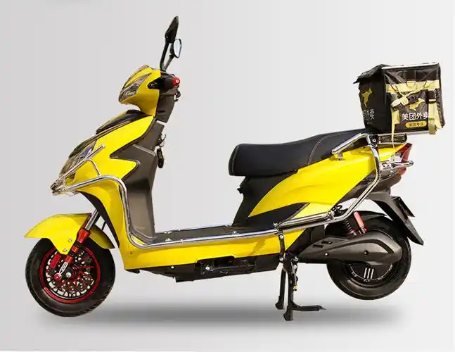 安伴童外卖电动车电瓶车72v50a高速成人电摩长跑王长续航锂电池送餐车