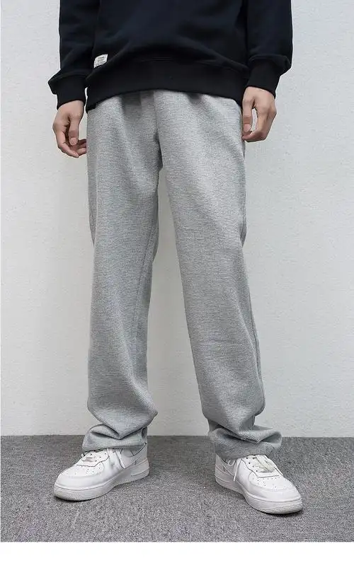 灰色运动裤男士2020年秋冬季新款潮流宽松束脚休闲长裤子男裤卫裤