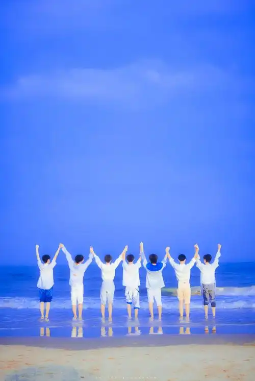 时代少年团超话丨#时代少年团 破竹之势#想去海边-夏日入侵企画"向着