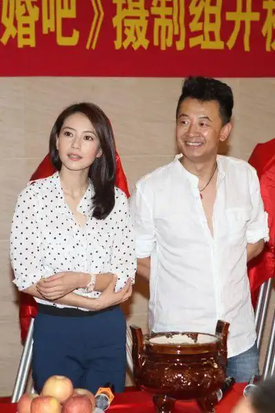 图文:《结婚吧》发布会-高圆圆黄海波