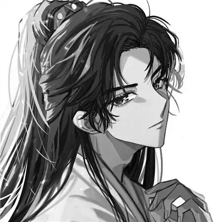 黑白基友头像一左一右帅气动漫图片_基友男生头像_头像屋