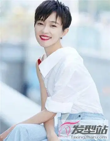 女生超短发发型打造潇洒中性风
