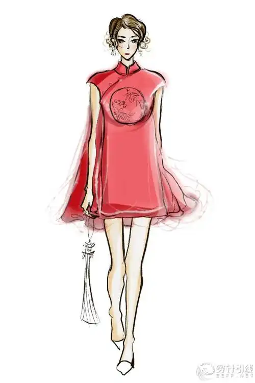 2017春夏巴黎时装周:heaven gaia 盖娅传说女装秀手绘