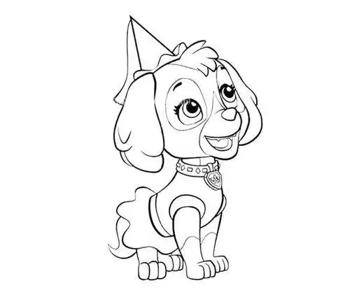 汪汪队天天简笔画 狗狗汪汪队天天简笔画