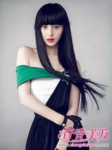 范冰冰齐刘海发型图片剖析(2)