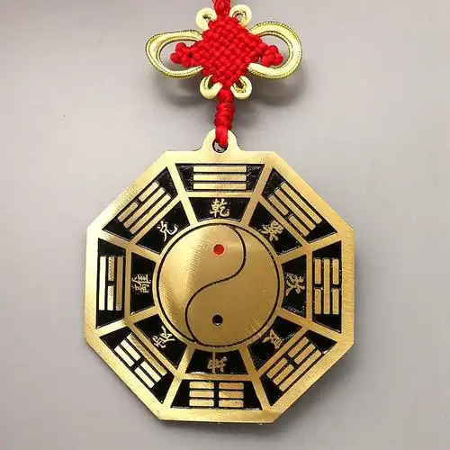 开光风水八卦图玉石摆件太极八卦九宫阴阳五行图招财镇宅辟邪家用