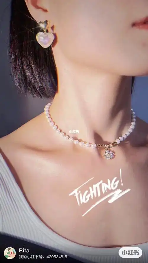 欧美复古赫本风珍珠花朵项链