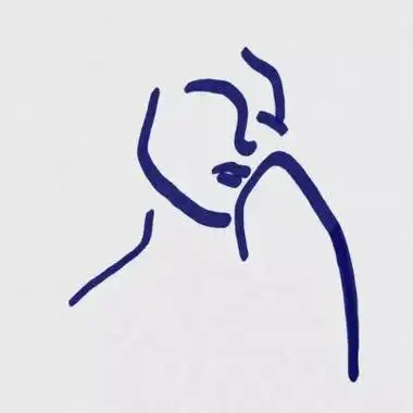 头像极简线条抽象艺术