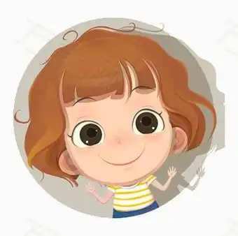 小女孩的头像图片卡通图片