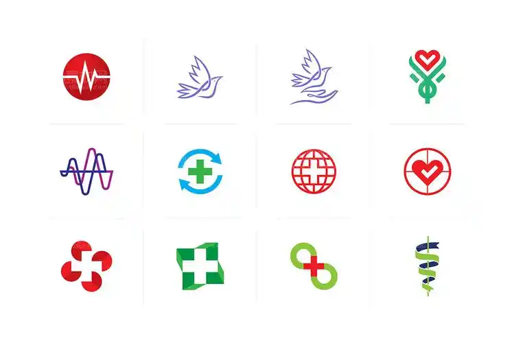 关键词:医院logo医疗机构logo红色字协会logo医院标志下载本素材,需