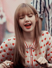 black pink lisa gif