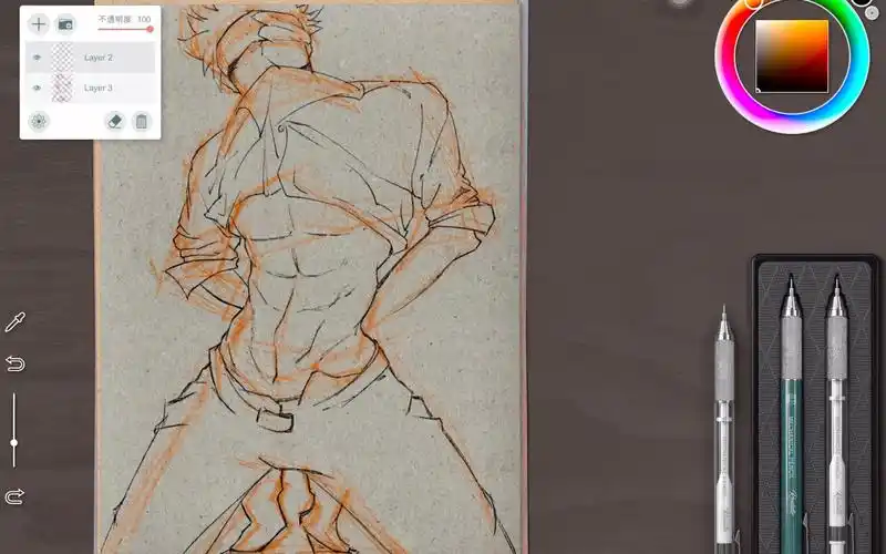 画一下之前无意中看到的一张模糊腹肌五条老师,realistic我的宝藏小众