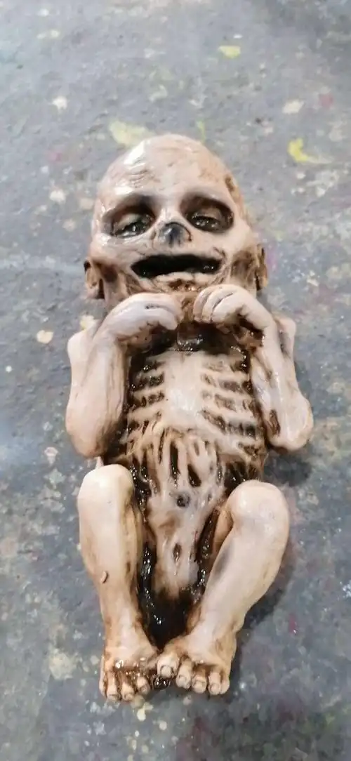 万圣节恐怖婴儿玩偶仿真恐吓玩具酒吧鬼屋密室活动氛围装饰道具