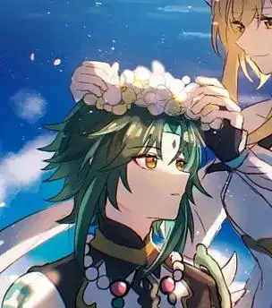 魈荧cp头像#磬弦奏华夜 #原神创作者激励计划 - 抖音