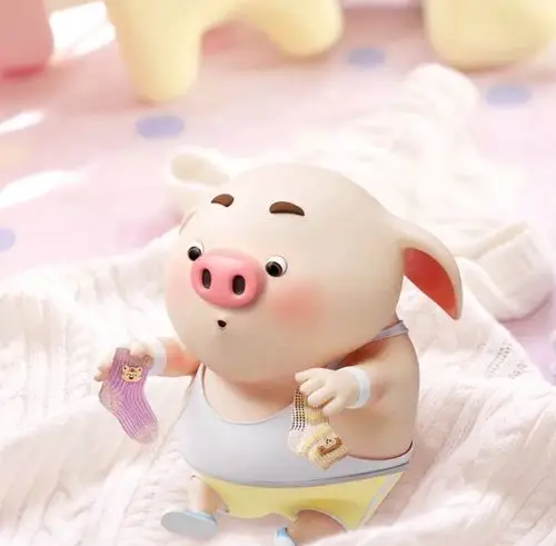 【猪年吉祥如意】不经意在网上收集了许多快乐呆萌小猪图片,很是讨人