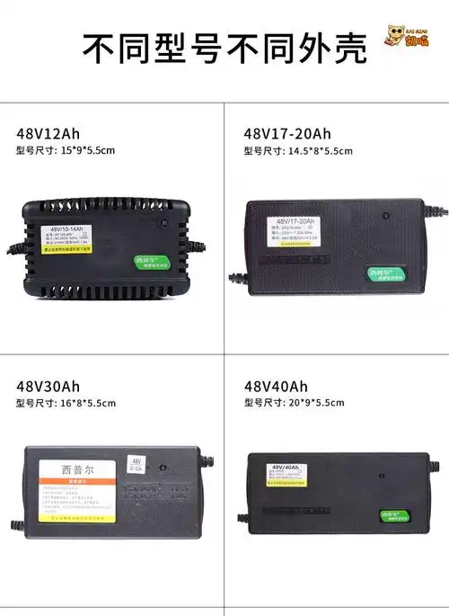 适用电动车充电器72v20ah60v48伏爱玛雅迪新日电瓶车三轮车通用72v