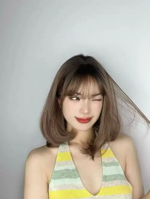 假发整顶梨花头