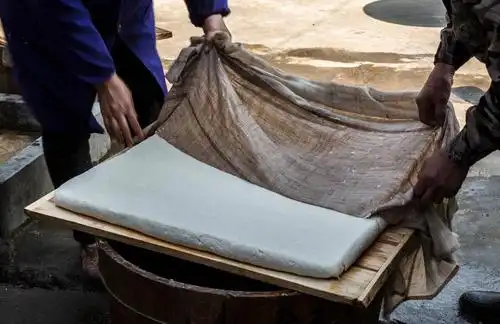 传统手工:豆腐的传统制作过程