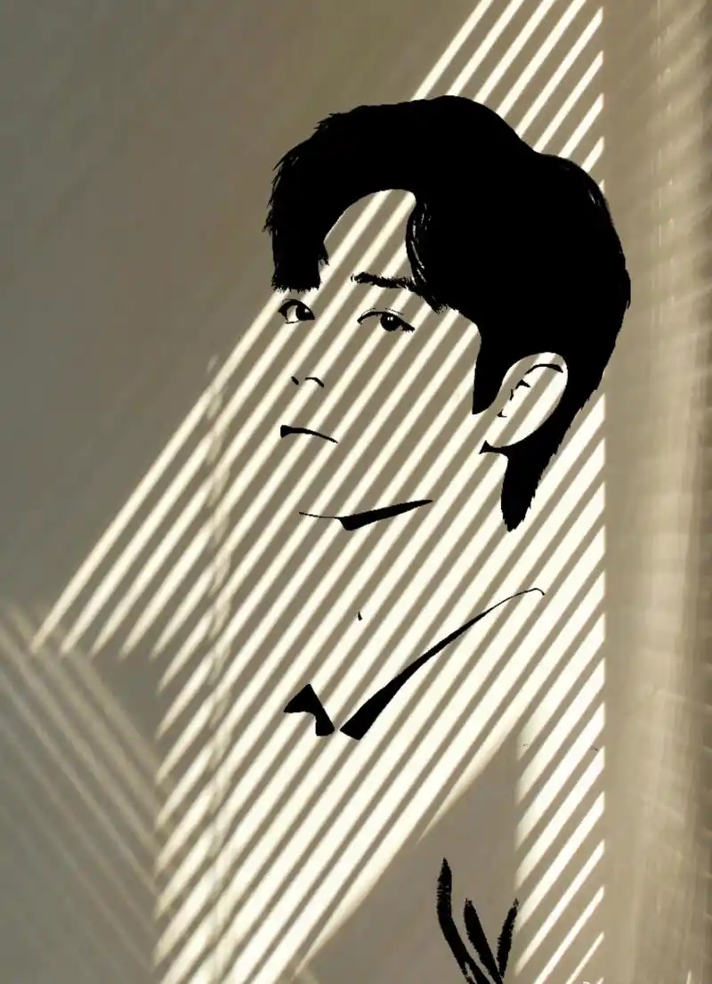 肖战头像艺术剪影