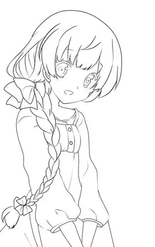 手绘～线稿～黑白～动漫