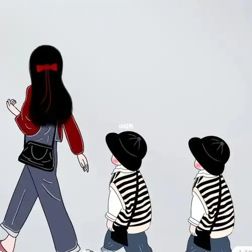 拥有两个男孩的妈妈