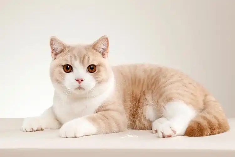乳白双色英国短毛猫