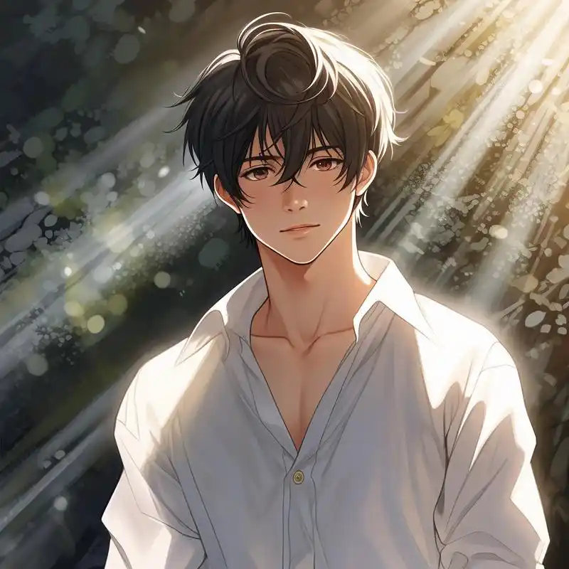 99唯美白衬衫男生头像92