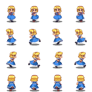 【纯java语言做rpg游戏】3.地图碰撞检测和角色行走的实现