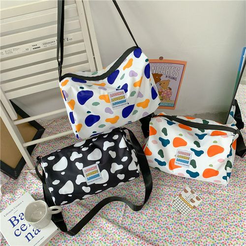 健身吐司包牛津布单肩彩色关晓彤同款包包女高级感上班运动斜挎包