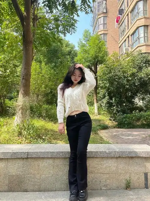 身高162体重120初秋微胖穿搭