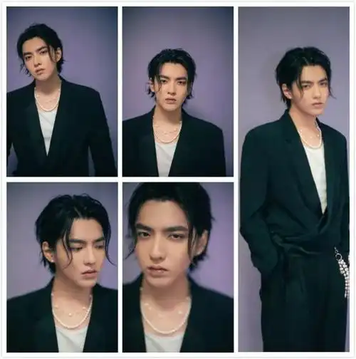 简直就是行走发型范本,想换发型不知道剪什么?参考吴亦凡的就ok