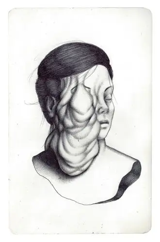 艺术家mariomaple怪异扭曲的人物插画设计