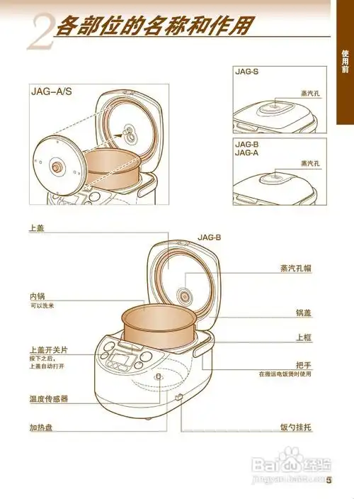 虎牌jag-b10c智能型电饭煲使用说明书:[1]