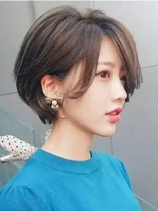 绘画参考#短发女生头像参考