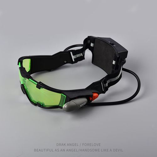 led发光眼镜 未来科技感眼镜科幻网红发光墨镜蹦迪jk拍照男潮ins 刀不