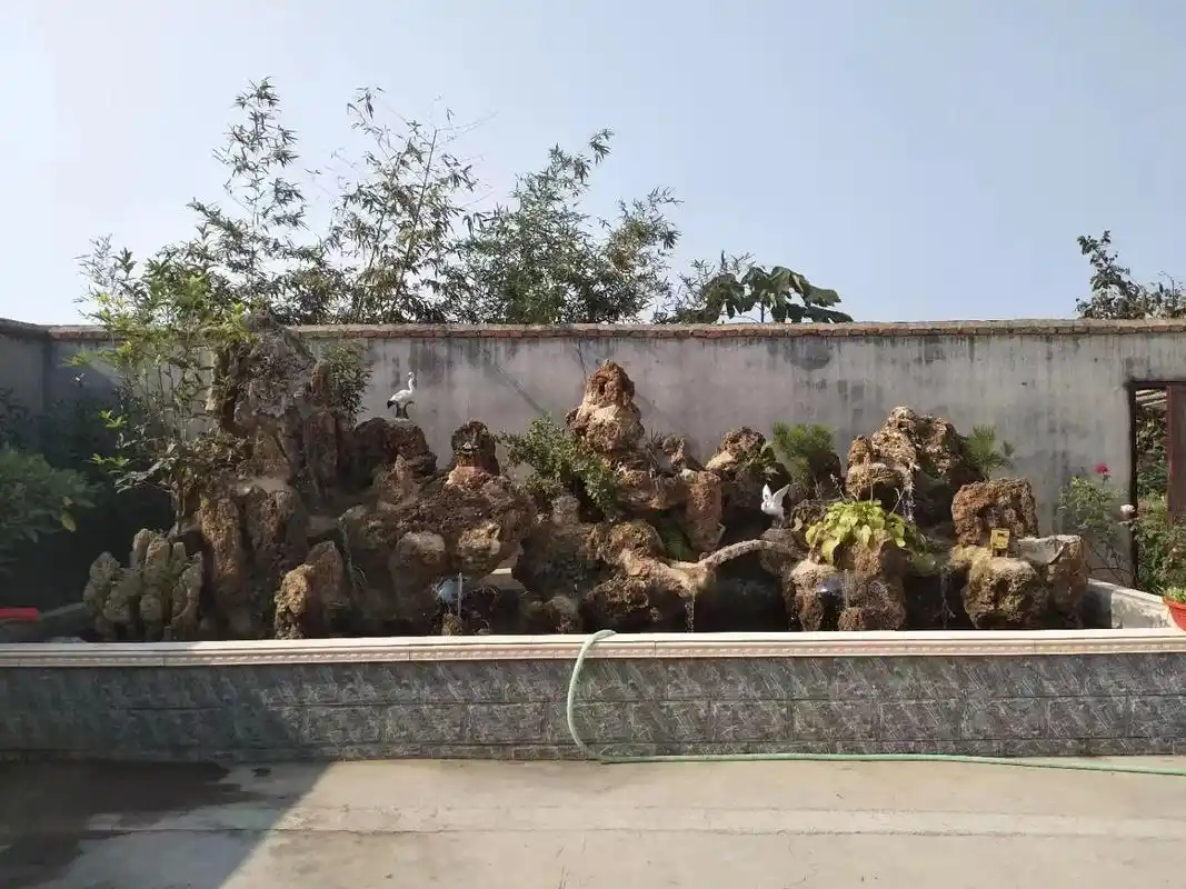 庭院上水石假山制作