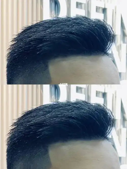 绅士们男生气质侧分背头