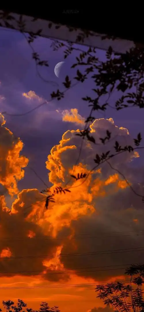 ins天空意境/"好好等 会晚些 但_手机壁纸_风景静物手机壁纸_我要个性