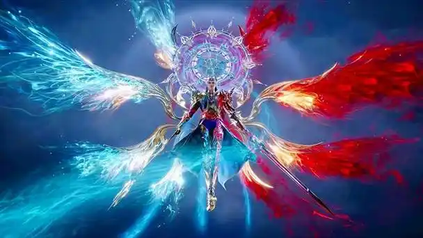 唐三双手各持海神三叉戟和修罗魔剑的造型真是太帅气了,从这也可以