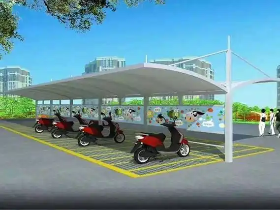 自行车充电桩车棚