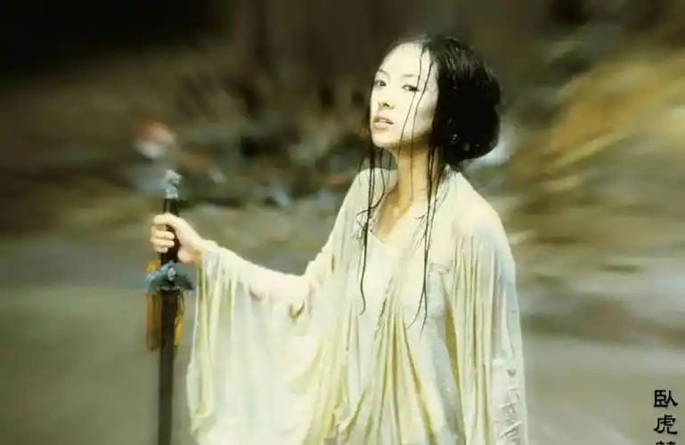 章子怡现身《卧虎藏龙》拍摄现场,这是一场充满了感情的电影.