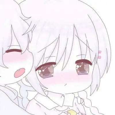 动漫萌系情头 动漫一男一女很火一对