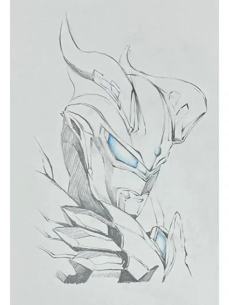 上班画奥特曼 双十一给报名的学生一人一张画