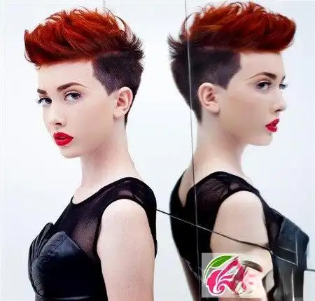 铲青自然短发绝对是时髦女生的首选 发型, 刘海前梳层次卷搭配两边铲