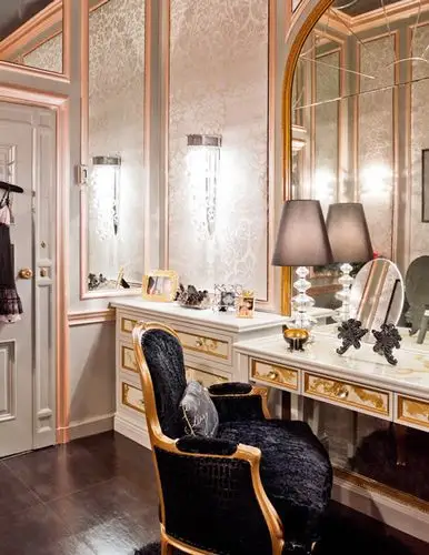 法式风格化妆间效果图 法兰西风情化妆间图片