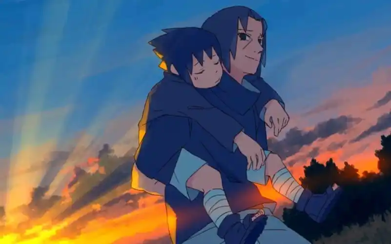 鼬与佐助小时候真好