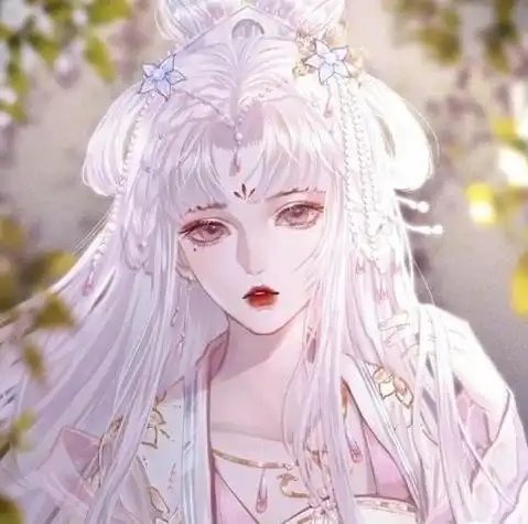 古风头像女白衣女子动漫