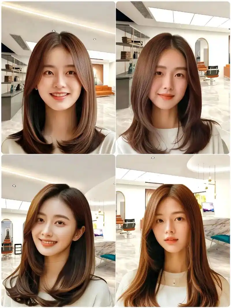 2024中长发发型 中长发女生一定要看的气质发型,适合学生党 - 抖音