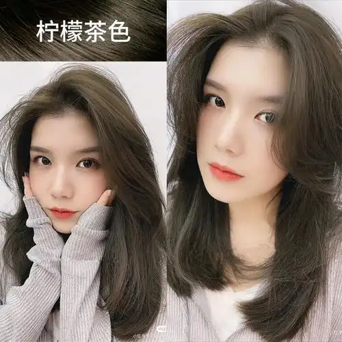 奶茶灰棕染发剂自己在家染头发膏2022流行色学生植物显白女自然黑a显