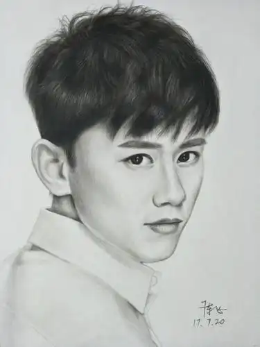 张杰简笔画简单